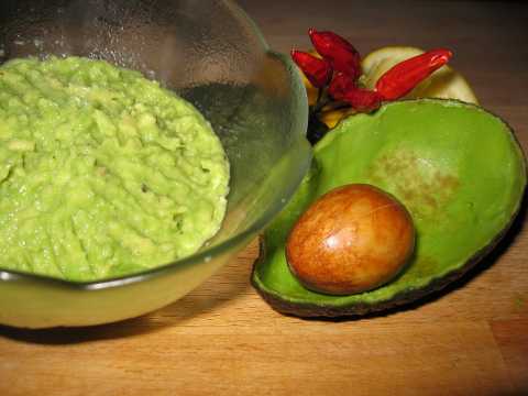 Guacamole z avokáda